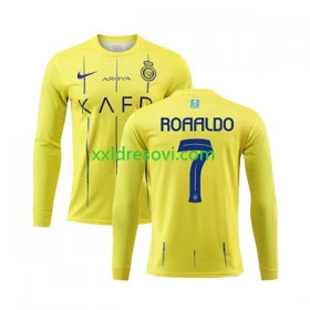 Al-Nassr Ronaldo 7 Domaći Nogometni Dres 2023-2024 Dugim Rukavima